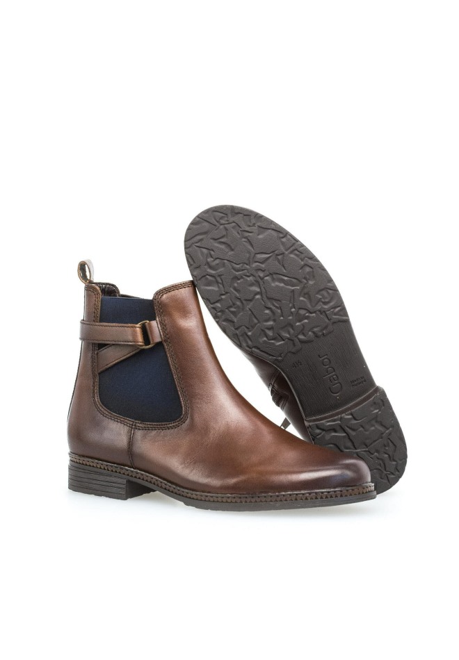 Femmes Gabor | Bottines Classiques Marron Clair Exclusives